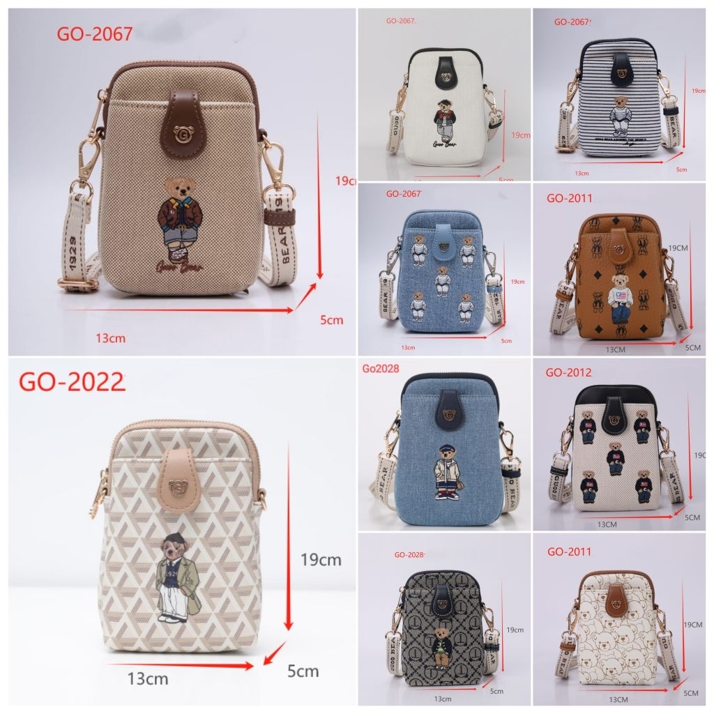 TTWN Bear Original - GO2067 - GO2028 - GO2022 - TTWNBEAR Womens PHONEBAG Sling Bag