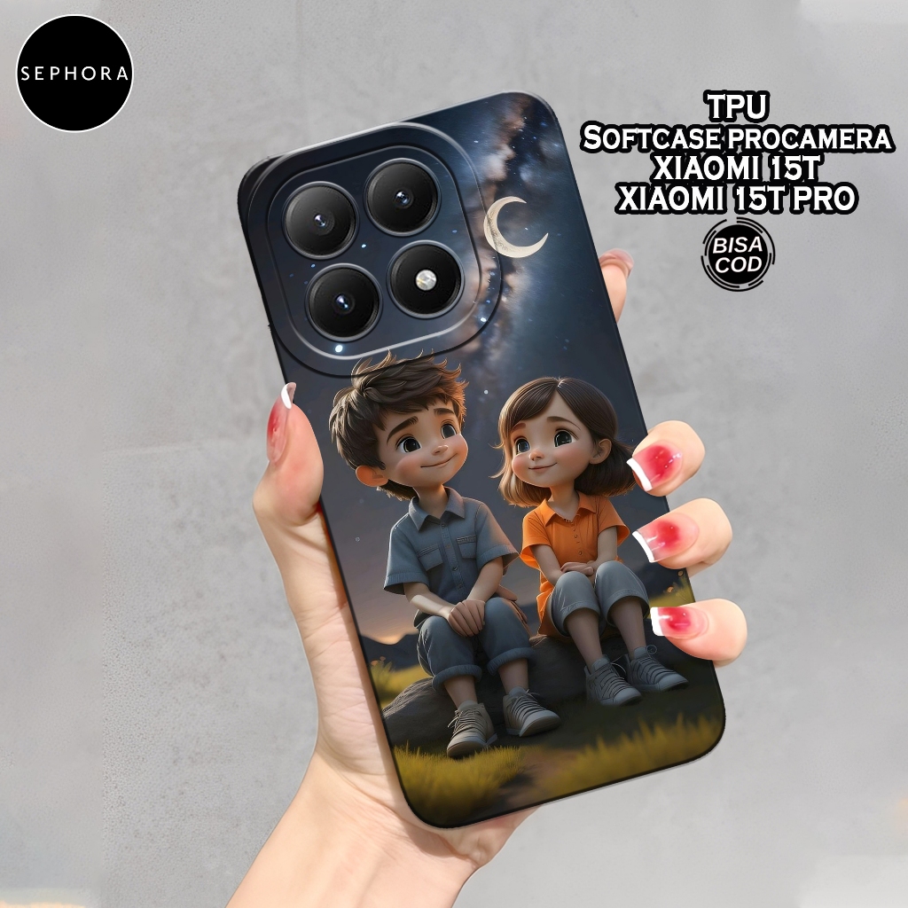 HP เคส Xiaomi 15T/15T Pro 2025 ล่าสุด - เคสการ์ตูนแฟชั่น - Xiaomi 15T/15T Pro Softcase - เคสกล้อง Pr
