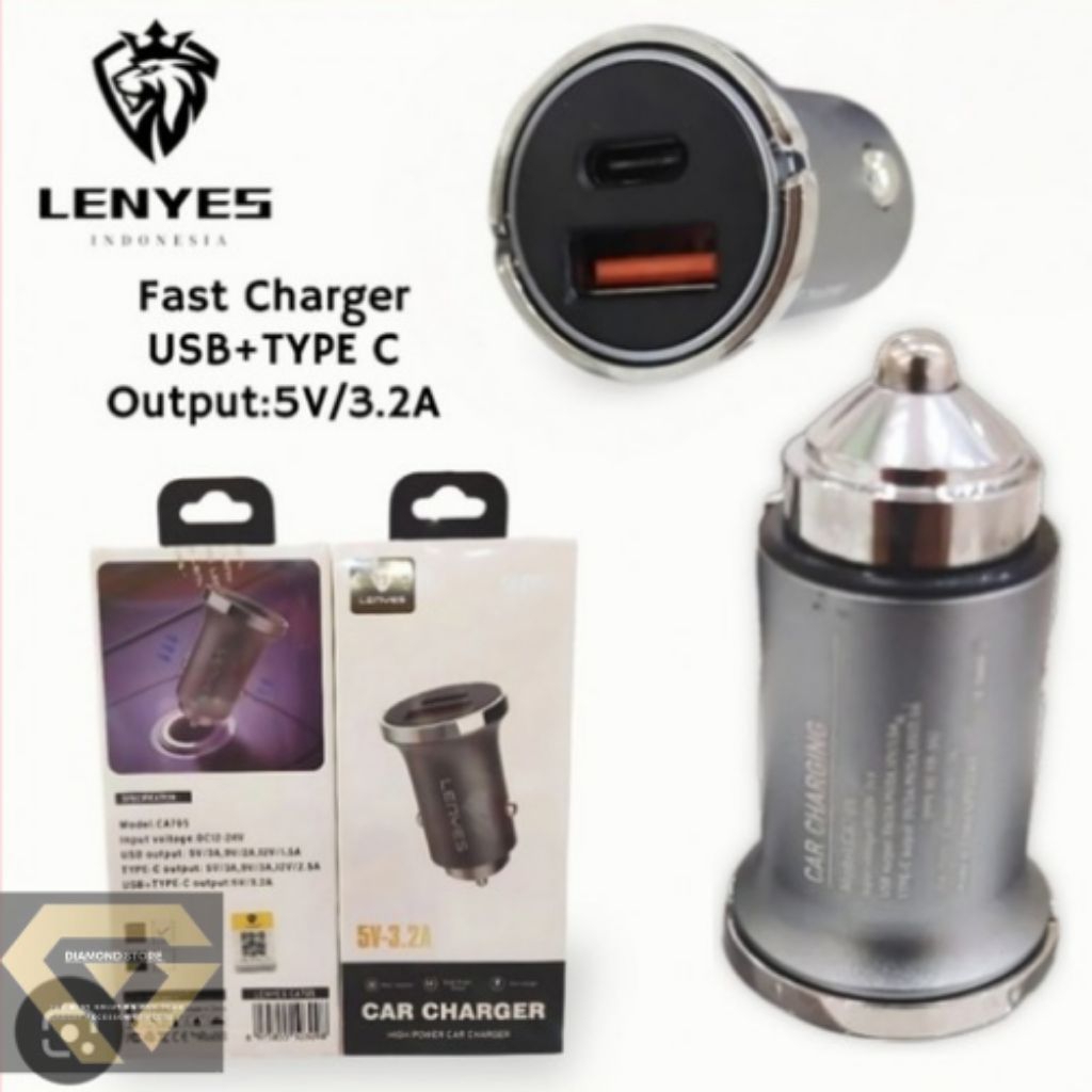 ADAPTOE SAVER LENYES CA-705 (USB + TYPE C)