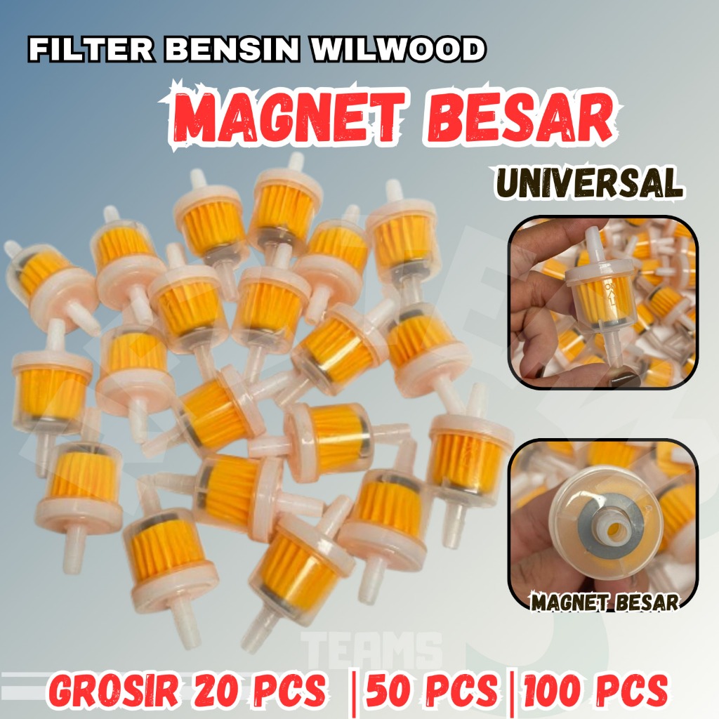 [WILWOOD][WHOLESALE 20 ชิ้น 50 ชิ้น 100 ชิ้น] WILWOOD UNIVERSAL LARGE MAGNETIC GAPOLINE FILTER