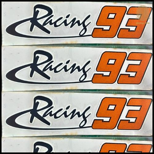 สติ๊กเกอร์ตัดเย็น RACING MOTIF 93 สติ๊กเกอร์ตัด