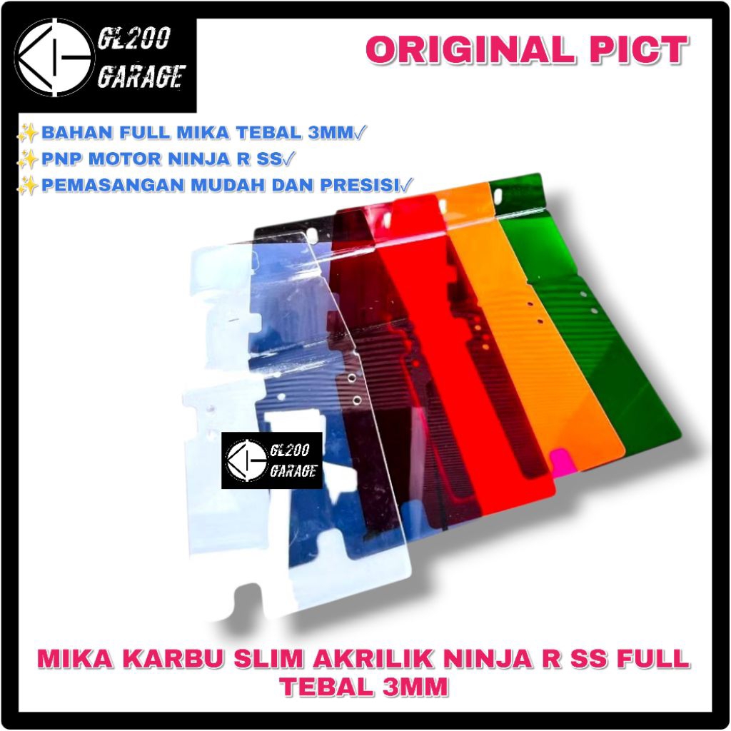 SLIM ACRYLIC CARBON MICA NINJA 2-STROK R SS