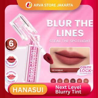 HANASUI Next Level Blurry Tint | Lip Tint Watery To Blur Lightweight Tahan Lama Velvet Finish Powdery Tint Blurring Effect Stain Lasting