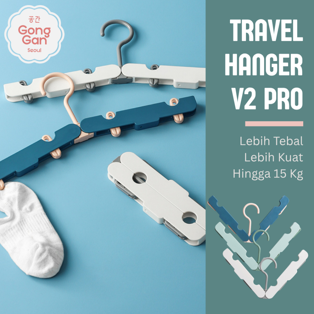 GANTUNGAN GONG GAN - JIN HUN Aesthetic Clothes Hook Minimalist Clothes Hanger Smart Clothesline Port