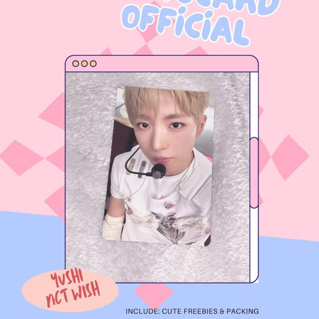 Photocard nct wish yushi
