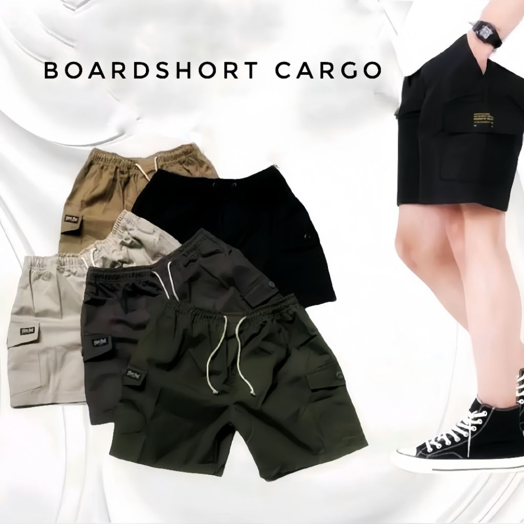 80 THOUSAND 4PCS SHORTS / CARGO BOARDSHORTS / กางเกงผู้ชาย