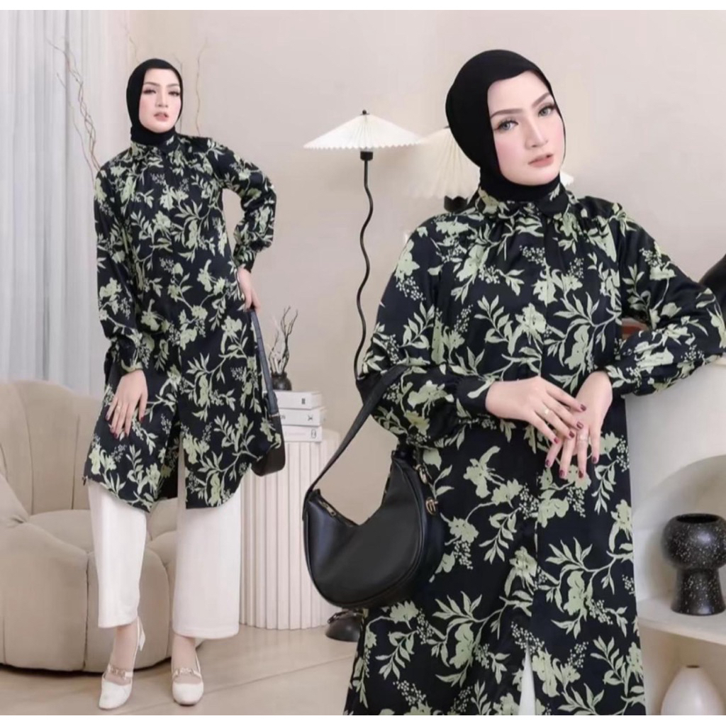 Silk Tunic Premium Motif Silk Tunic – เสน่ห์ที่หรูหราและหรูหรา That Make You Look Classy Without Bus