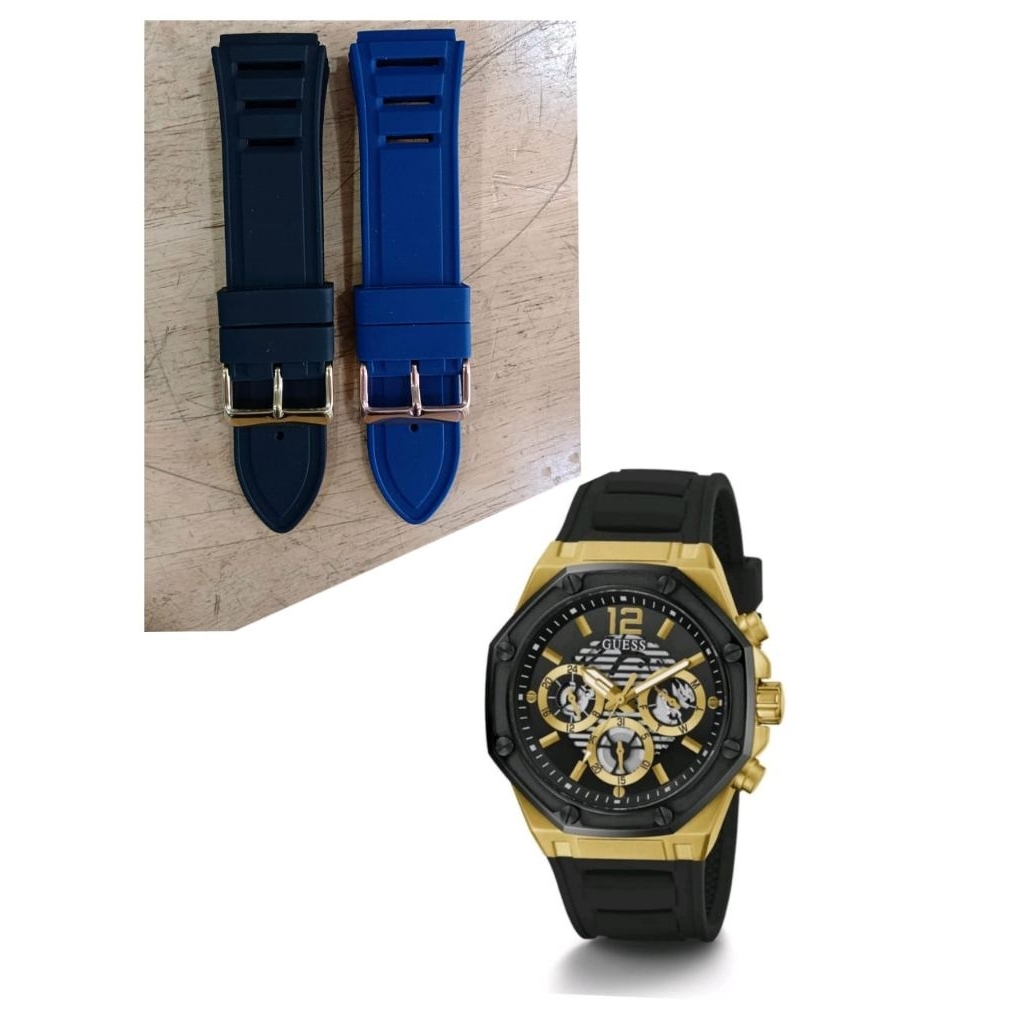 GUESS WATCH RUBBER STRAP