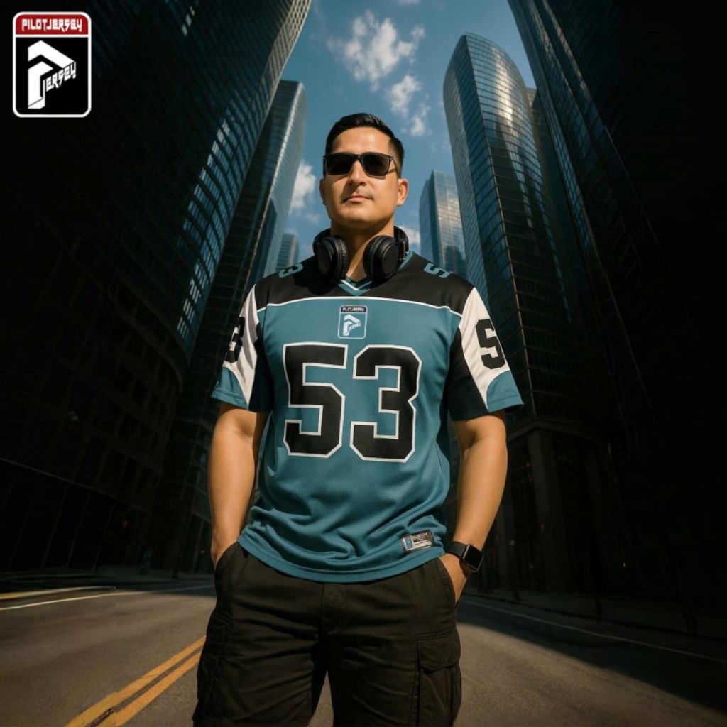 PILOT JERSEY - PILOT 21 // Oversize Jersey // Vintage // Streetwear