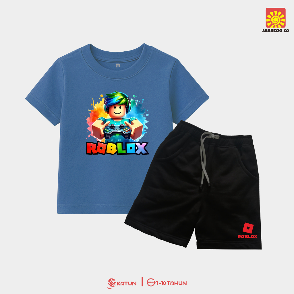 KATUN Roblox T-Shirt Set for Boys Age 1-10 Years Made of Premium Cotton