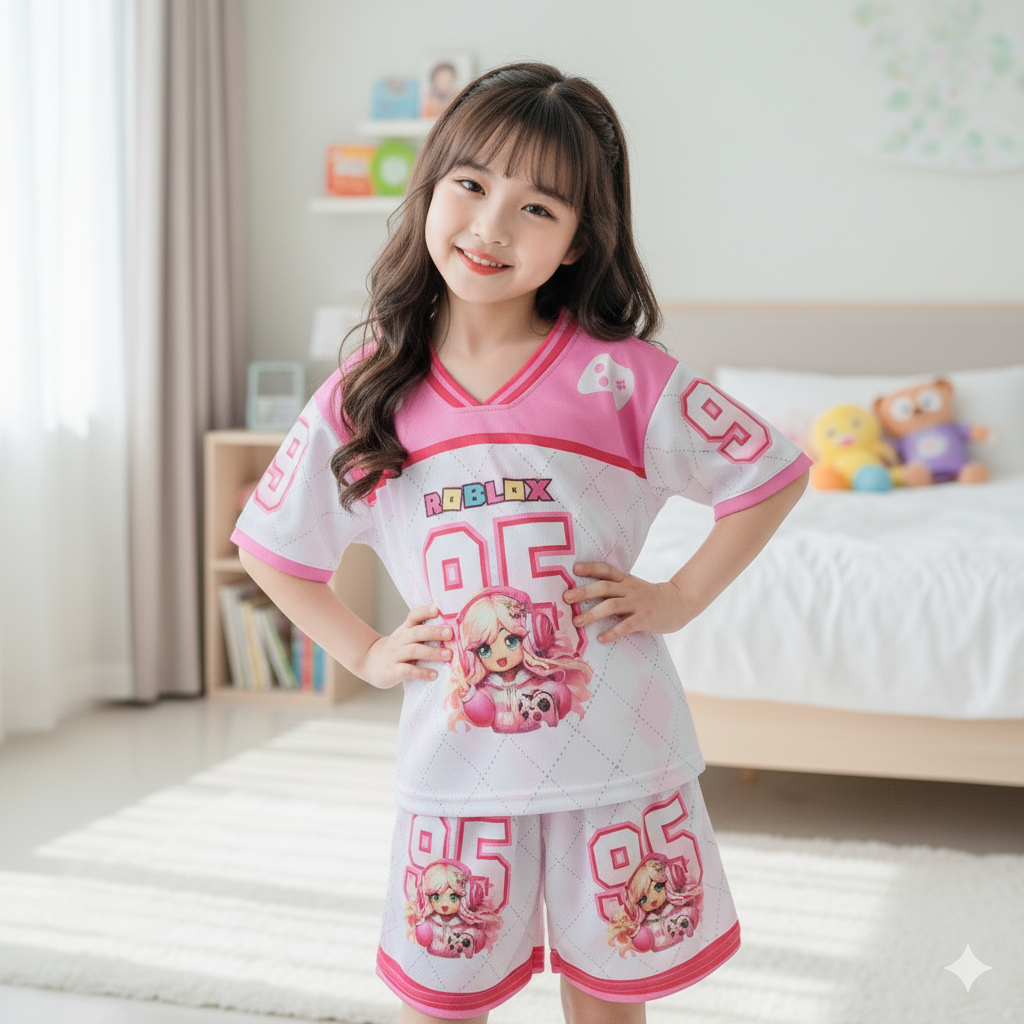 VIPSHOP ROBLOX KIDS JERSEY SET AGES 2-9 ปี | ชุดเจอร์ซีย์ UNISEX | ROBLOX ROBLOX ROBLOX | ROBLOX เสื