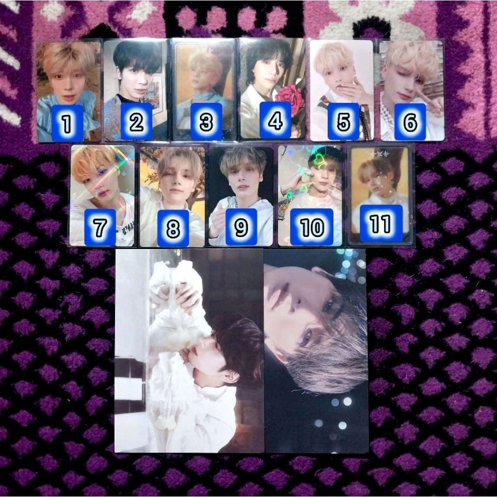 Photocard PC อย่างเป็นทางการ TXT Taehyung Beomgyu Hening Kai