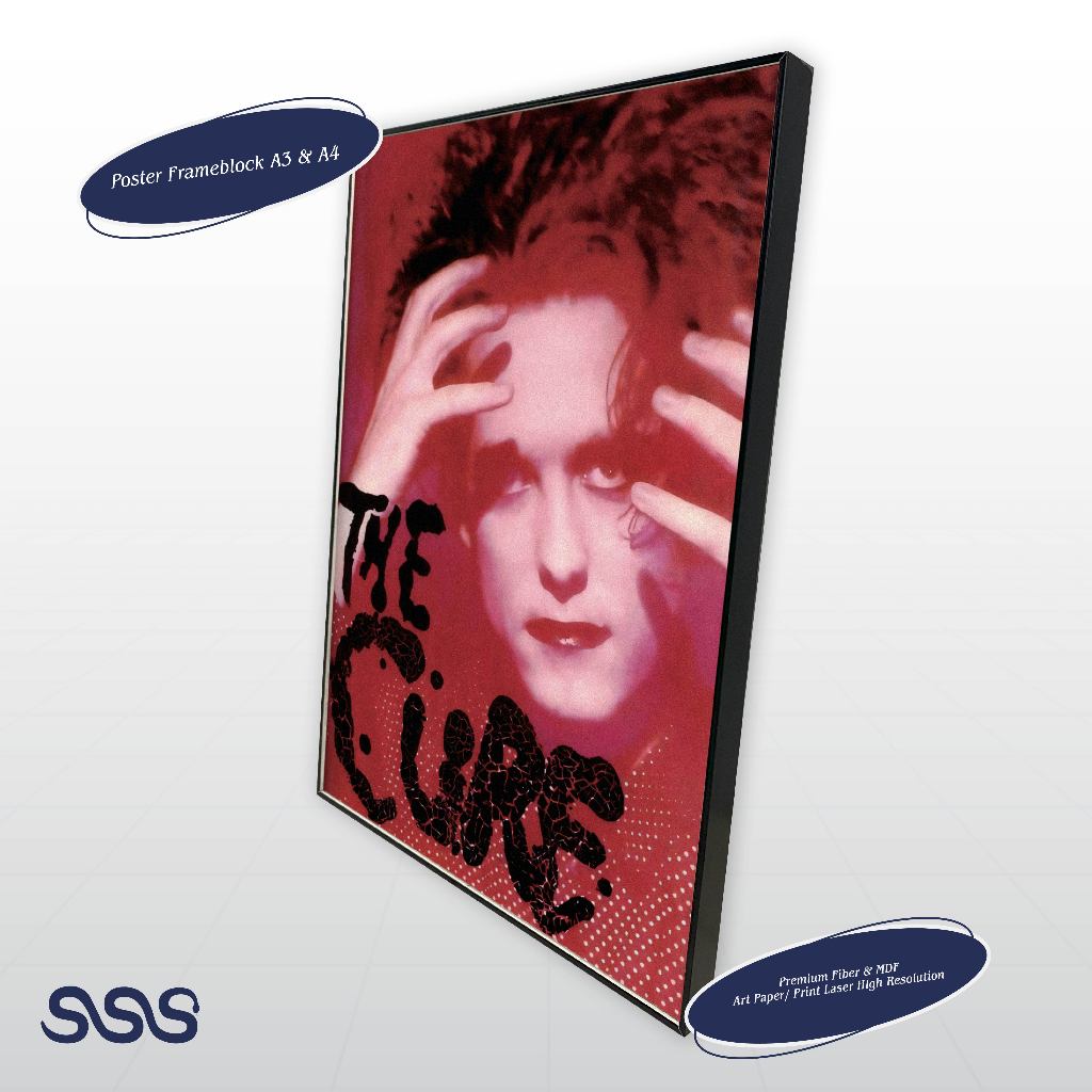 THE CURE POSTER / MOVIE POSTER / FRAMEBLOCK POSTER 588