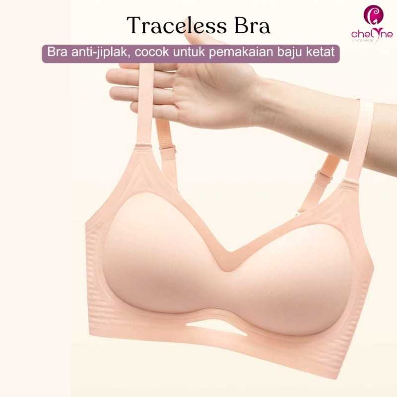 Chelyne BH Premium 8808 Seamless Lycra Full Cup Sport Bra Plain - ชุดชั้นในขนาดใหญ่ M-XXL Up to Cup 