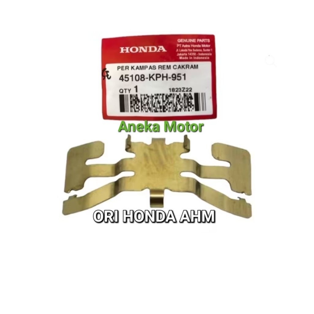 45108 KPH 951 AHM ด้านหน้าซับ Dispad ฤดูใบไม้ผลิ Honda Supra X 100 125 ADV 150 160 CB 150 Verza CB 1