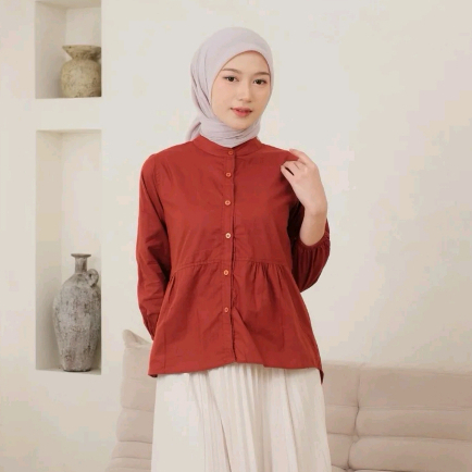 KATUN KEMEJA Kyren Blouse เสื้อเชิ้ตผ้าฝ้ายผู้หญิง