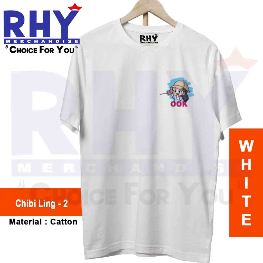 ไร | (UNOFFICIAL) เสื้อยืด LingOrm 00K LingLing Thai Chibi Fanart Kaos - 2