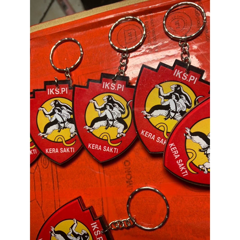 GANTUNGAN (สติ๊กเกอร์โบนัส) IKS PI KEYCHAIN WITH PICTURE, PREMIUM PRECISION LASER WORKER