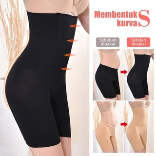 Korset Celana Pelangsing Perut Buncit Corset Celana Pelangsing Perut Wanita Plus Size / korset celana pelangsing dengan tulang kawat / korset pengecil perut buncit