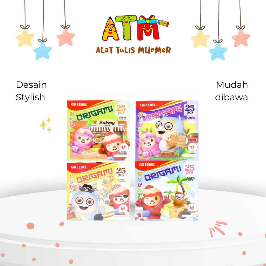 ORIGAMI FOLDING PAPER/ORIGAMI/GREEBEL UK 18X18