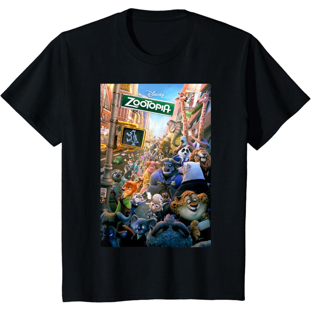 Disney Zootopia Poster T-Shirt เสื้อยืดเด็ก