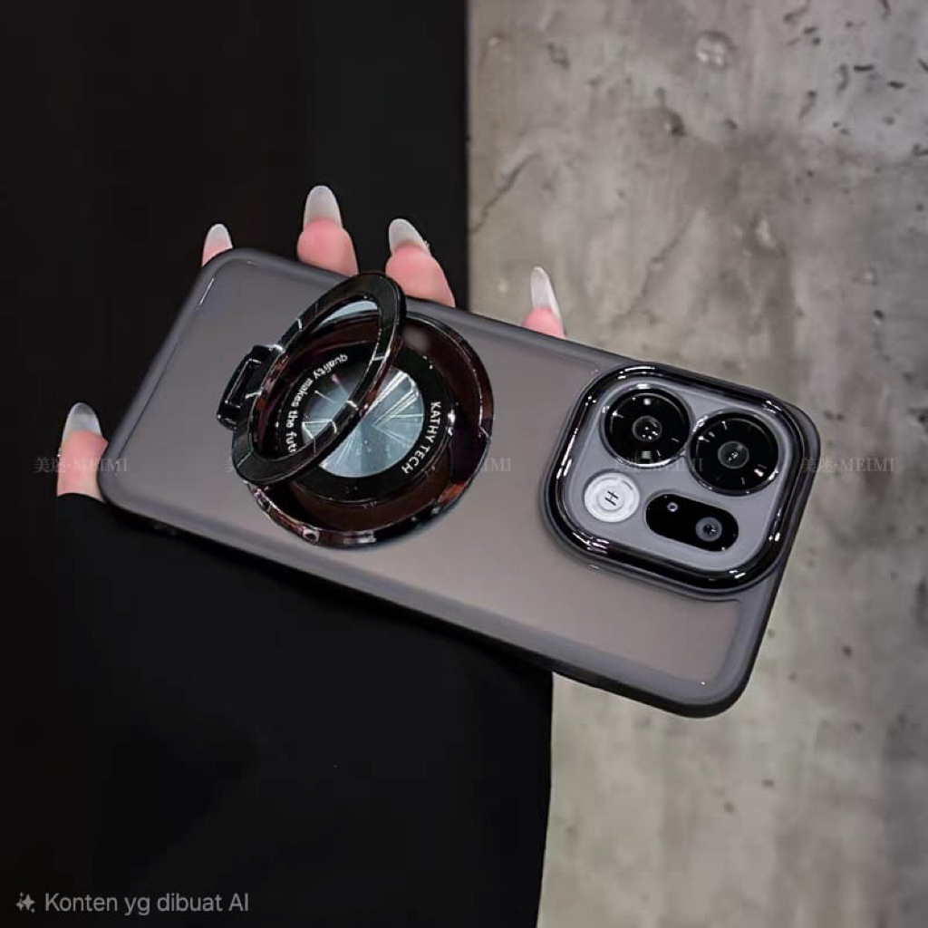 เคสซิลิโคนสําหรับ Oppo Find X9 Magsafe ขาตั้งแบบรวมการออกแบบที่วาง Magsafe