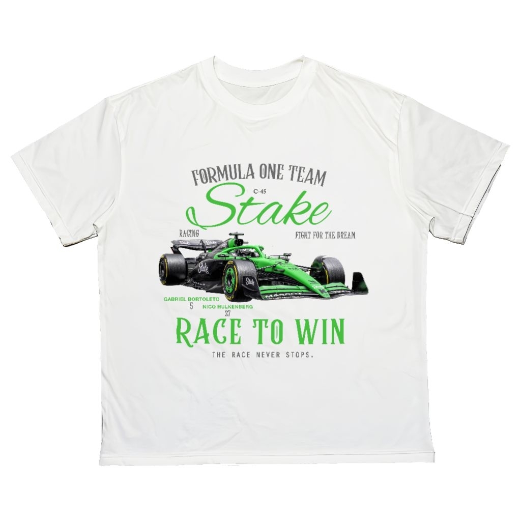 เสื้อยืดโอเวอร์ไซส์ F1 Stake Kick Sauber