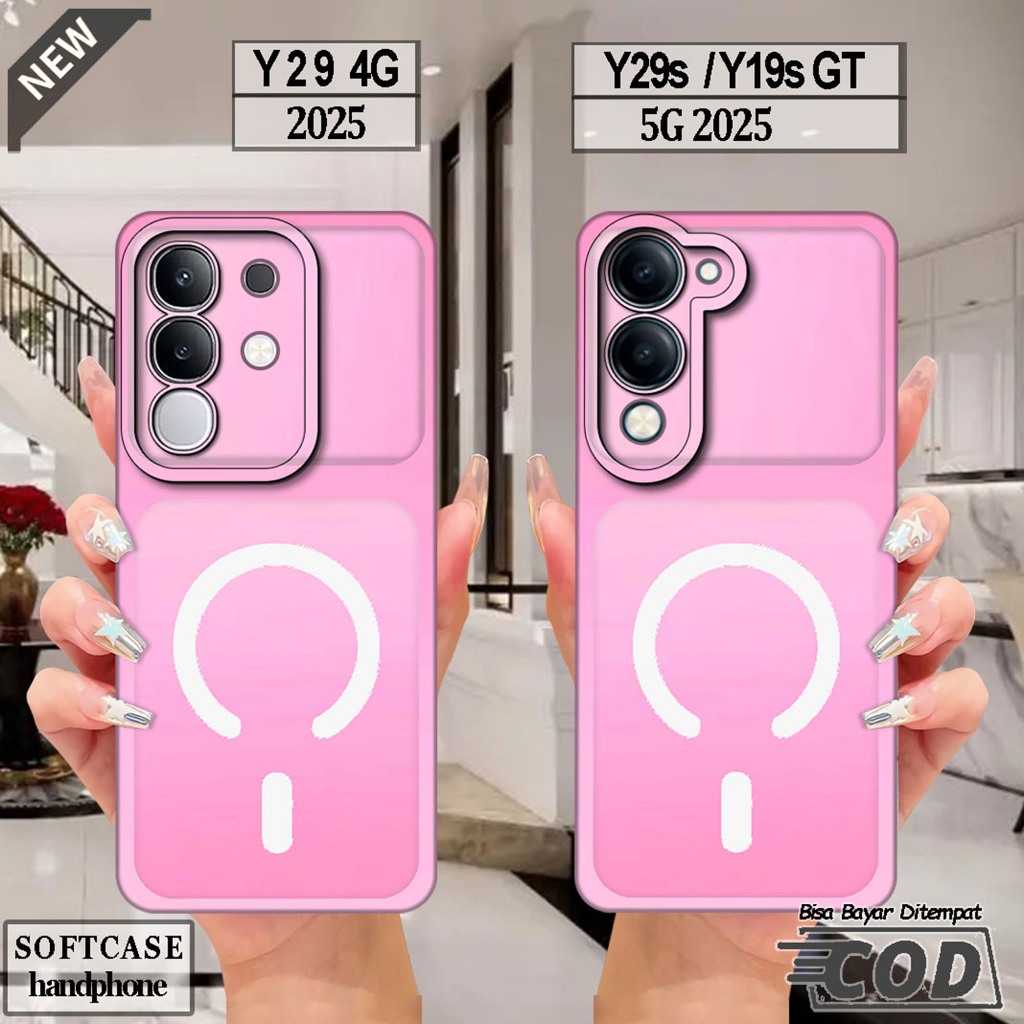 VIVO Y29 4G Silicone - VIVO Y29S - เคส VIVO Y19S GT _เคส softcase สีดําใสยืดหยุ่นสุดเท่
