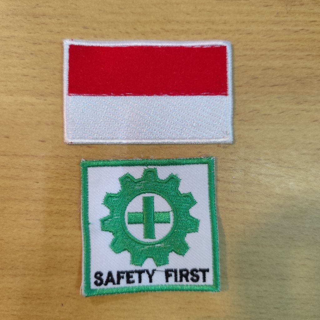 อาร์มปักโลโก้ – ชาวอินโดนีเซีย Flag & Safety First
