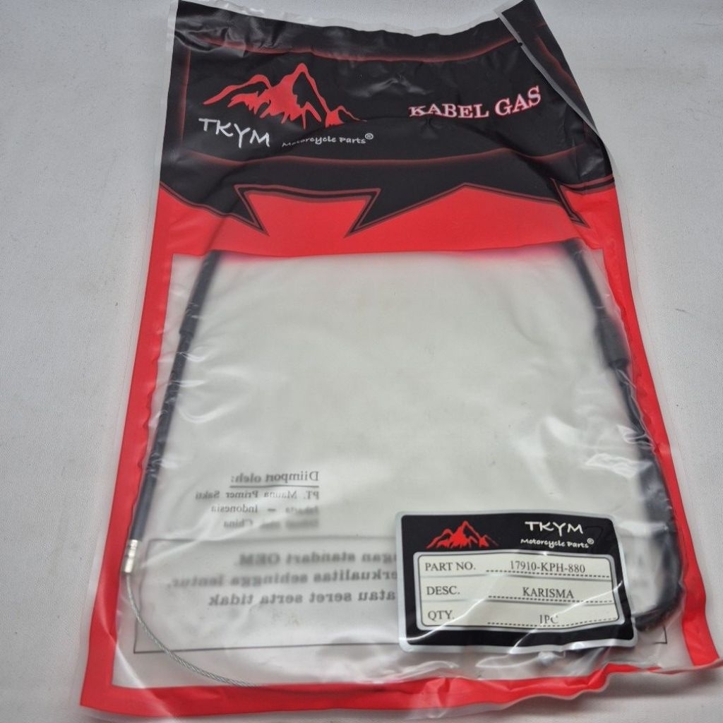 KARISMA GAS CABLE (17910-KPH-880) ORIGINAL TAKAYAMA