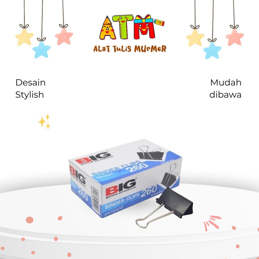 BINDERCLIP/PAPER CLIP/BIG BINDER CLIP 260