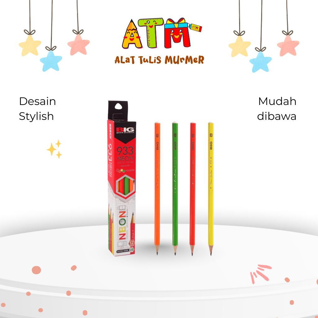 PENCIL/PENCIL/BIG PENCIL 2B 933-NEON