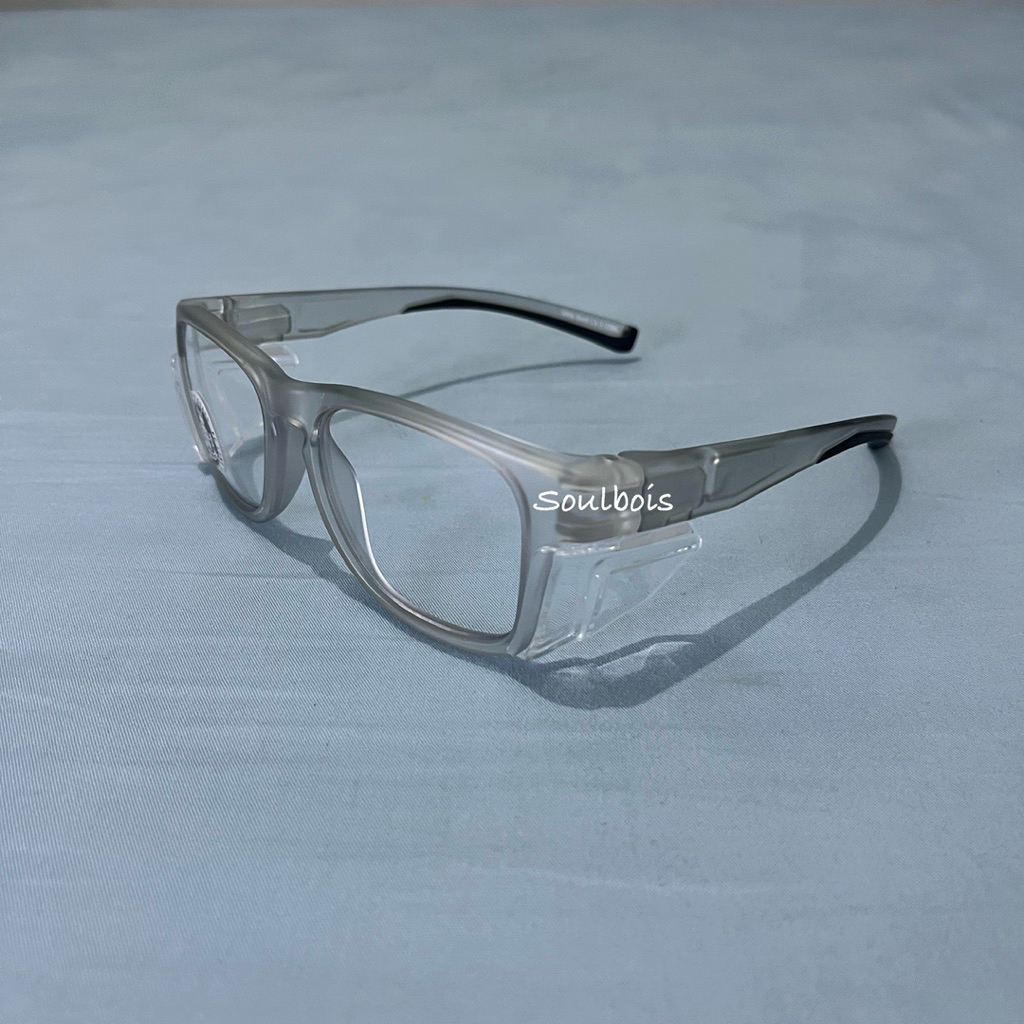 การ์ดนิรภัย S-236 RX แว่นตานิรภัยนําเข้า ANSI Z87+ EN166 มาตรฐาน