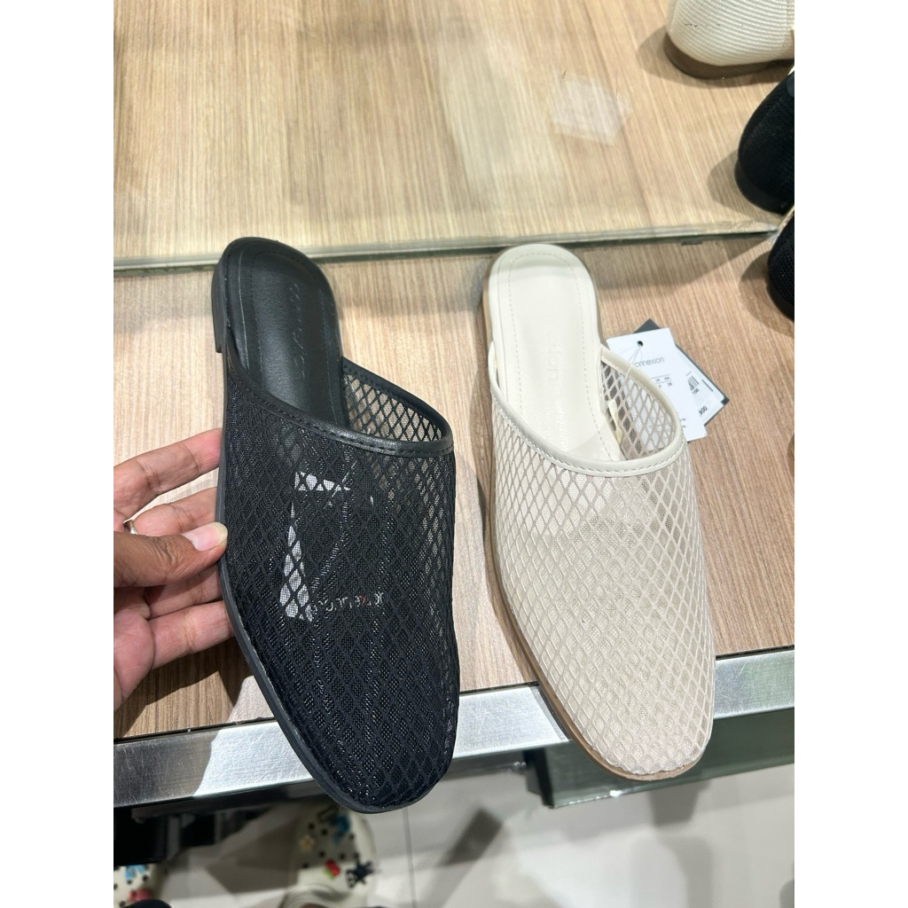 CONNEXION Womens busong Sandals Mesh Slippers ไซส์ 36-40