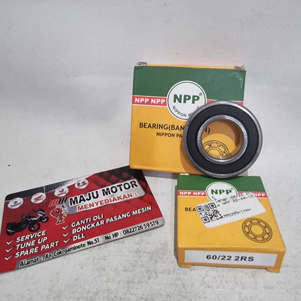 BEARING/LAHER NPP 60/22-2RS FOR WHEEL BEARINGS FOR BEAT, VARIO, SCOPY, SPACY, VARIO 150 ETC.