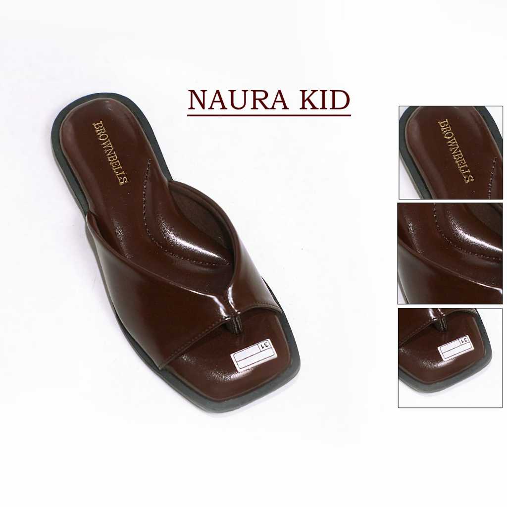 BrownBells Naura Kids Slip-On Flat Casual Daily Sandals