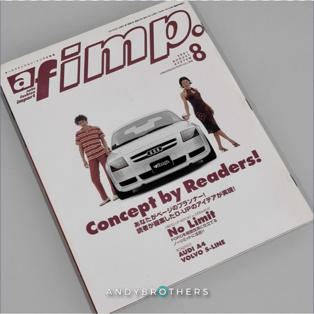 ตลาดในประเทศญี่ปุ่น JDM Euro Cars Automotive Catalog Book / Magazine - af IMP - ต้นฉบับ