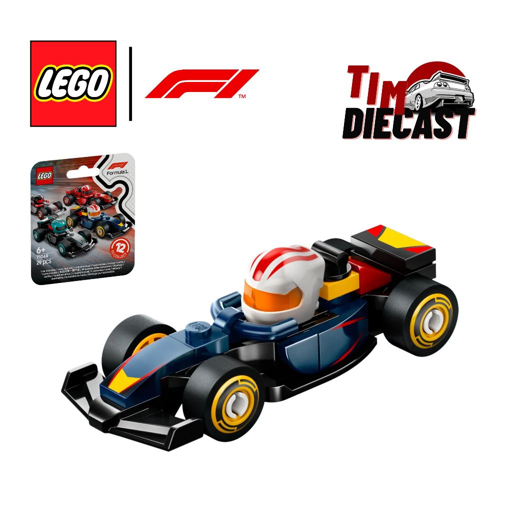 RedBull - LEGO 71049 Minifigures F1 รถแข่งสะสม (ปิดผนึก)