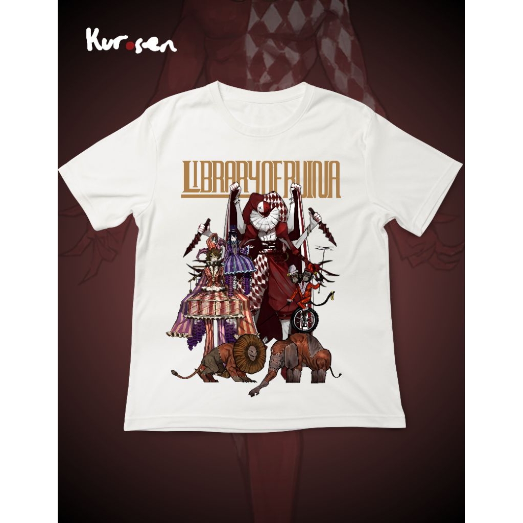 เสื้อยืด LOR (Library of Ruina): The 8 OClock Circus