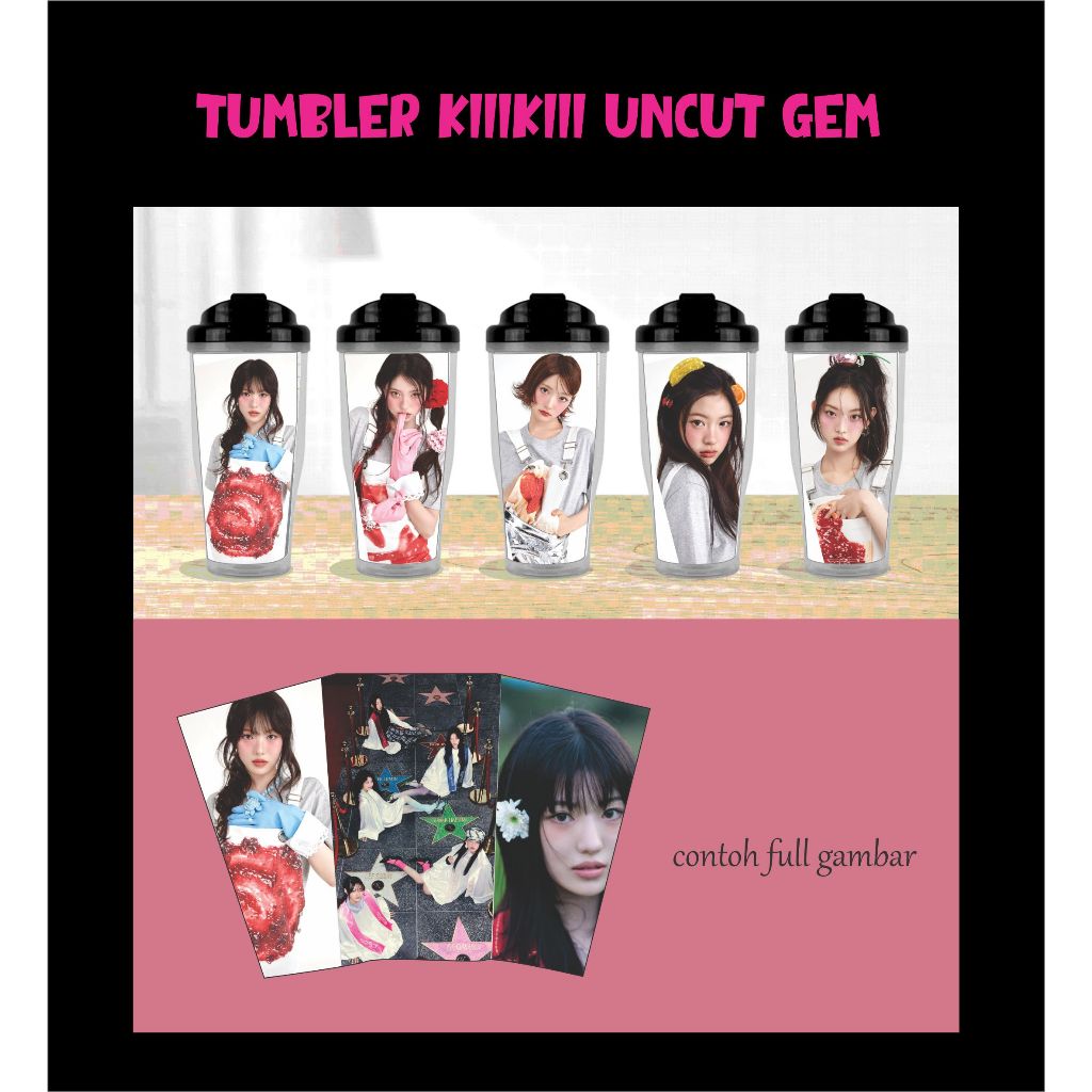 แก้วน้ําเครื่องดื่ม UNCUT GEM KIIIKIII