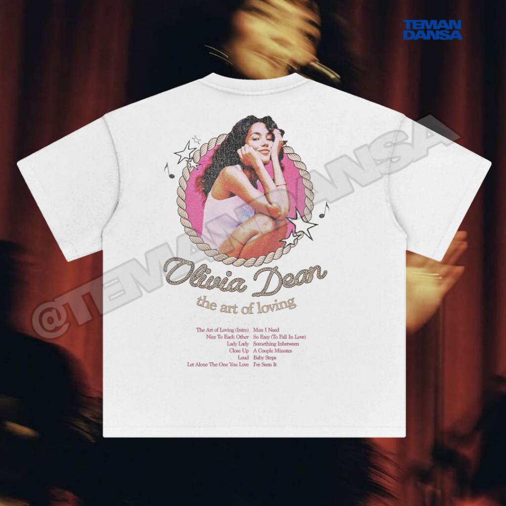 OLIVIA DEAN FAN TEE - BOXY OVERSIZED / เสื้อยืด REGULAR