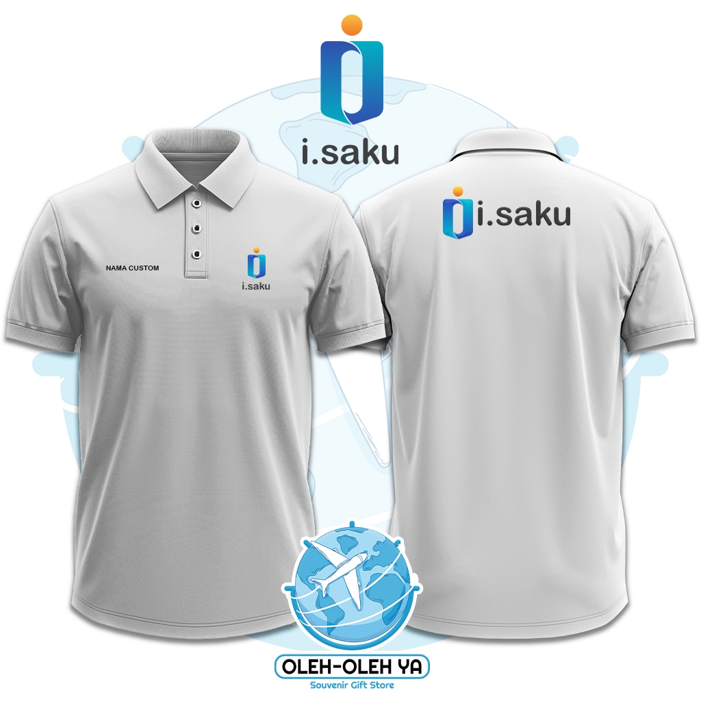 ของที่ระลึก Yes Wangki เสื้อโปโลคอปก เสื้อเชิ้ตทํางาน Wangki - กระเป๋า BRI Bank - การพิมพ์สกรีนปัก D