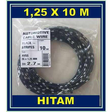 สายจุดสีดํา 1.25 มม. / 1.25 COPPER STRING CABLE รถ ELECTRICAL / สายไฟเบอร์ COPPER
