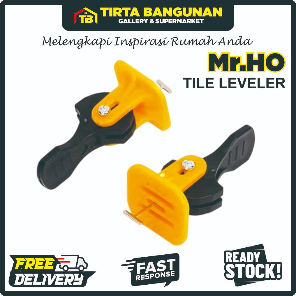 นาย HO Reusable Tile Leveling Spacer 25 ชิ้นเครื่องมือติดตั้งเซรามิก