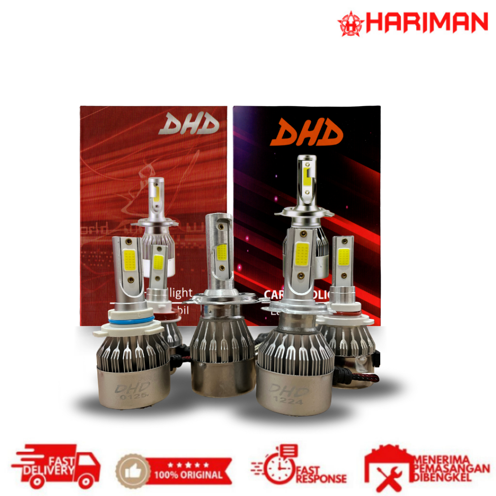 ไฟหน้า LED DHD H4 H11 H7 HB3 HB4
