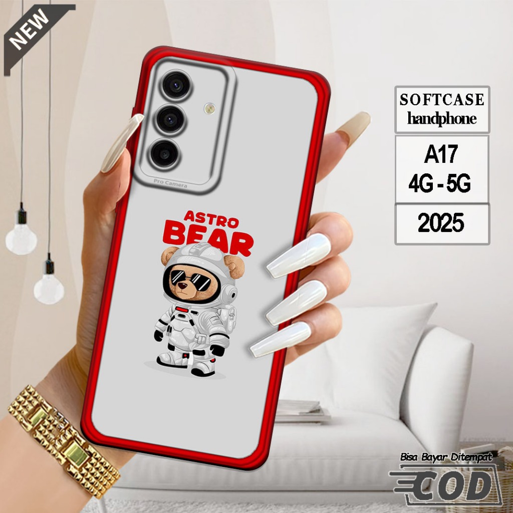 เคส Samsung Galaxy A17 5G 2025 - เคส Samsung A17 4G 2025 _ เคสซิลิโคนสีดําใสยืดหยุ่น