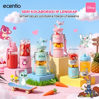 [Live Exclusive] ecentio juicer blender 8/10/12/18 mata pisau kapsul Kaca Gelas juicer buah tanpa ampas blender jus buah hand blender mini juicer juicer portable