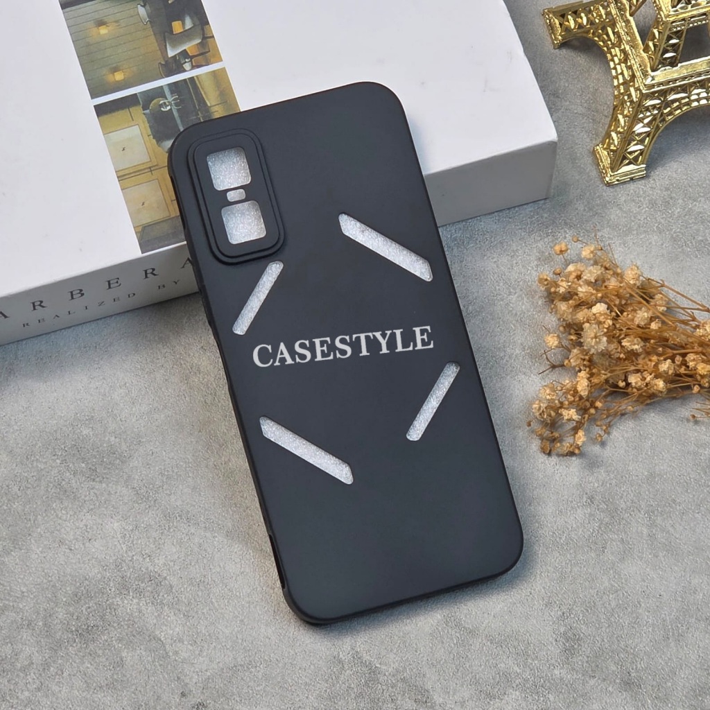 Infinix GT 30 Infinix GT 30 Pro Softcase Candy Macaron Square Black Plain Case Infinix GT 30 Infinix