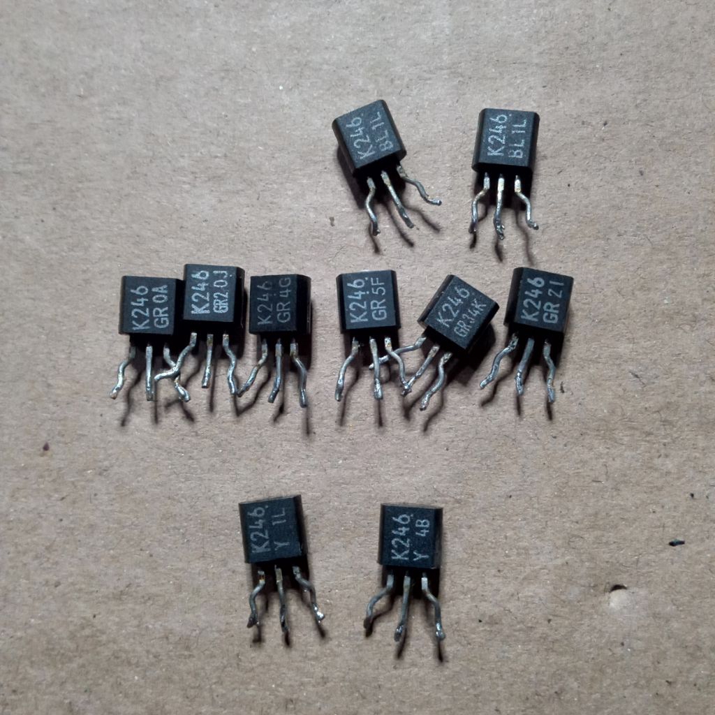 2SK246 มือสอง K246 ทรานซิสเตอร์ Fet (ต้นฉบับ)