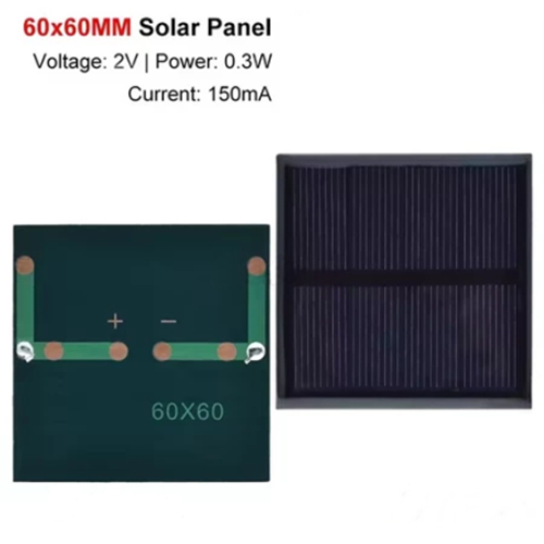 Mini Solar Cell 5-6v / แผงโซลาร์เซลล์ / DIY Project Solar Panel USB